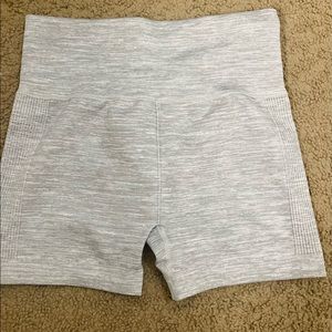 forever 21 grey high rise biker shorts